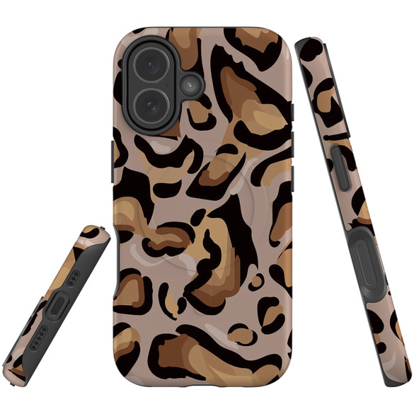 For Apple iPhone 17 Case, MagSafe Compatible Protective Cover, Leopard Pattern | iCoverLover Australia