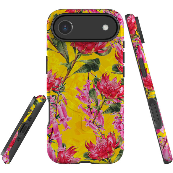 For Apple iPhone Air Case, MagSafe Compatible Protective Cover, Flower Pattern | iCoverLover Australia