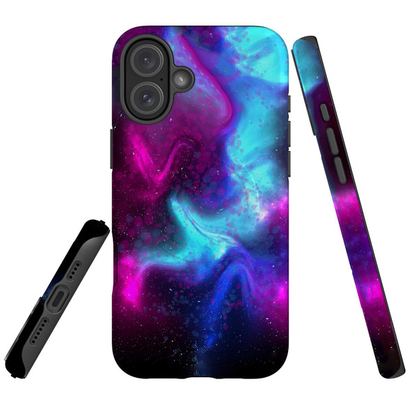 For iPhone 16 Plus Case, Protective MagSafe Compatible Cover, Abstract Galaxy | iCoverLover Australia