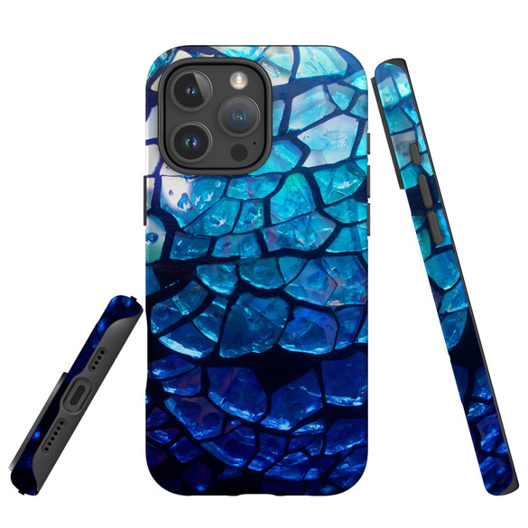 For iPhone 16 Pro Case, Protective MagSafe Compatible Cover, Blue Mirror | iCoverLover Australia