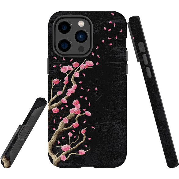 For iPhone 14 Pro Max Case Tough Protective Cover, Plum Blossoming | iCoverLover Australia
