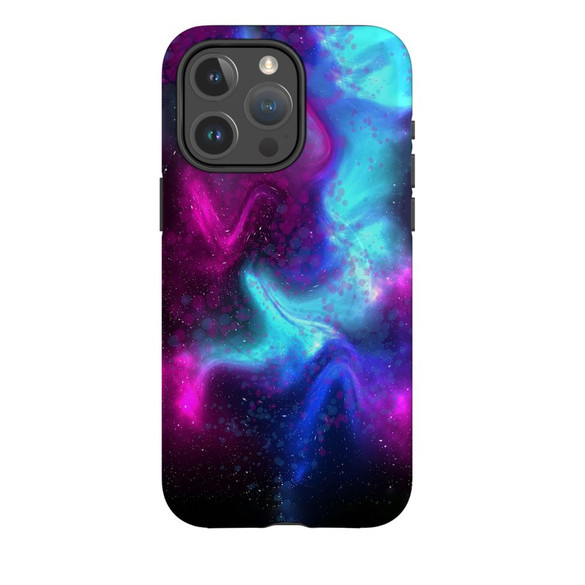 For iPhone 15 Pro Max Tough Case Compatible with MagSafe, Abstract Galaxy | iCoverLover Australia