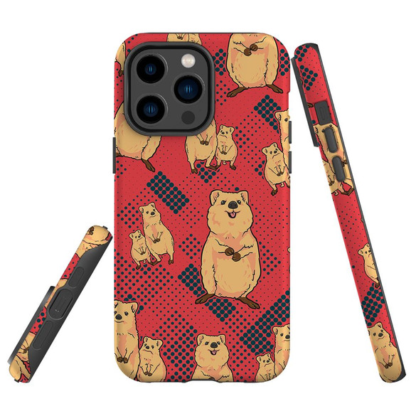 For iPhone 14 Pro Case Tough Protective Cover, Quokkas | iCoverLover Australia
