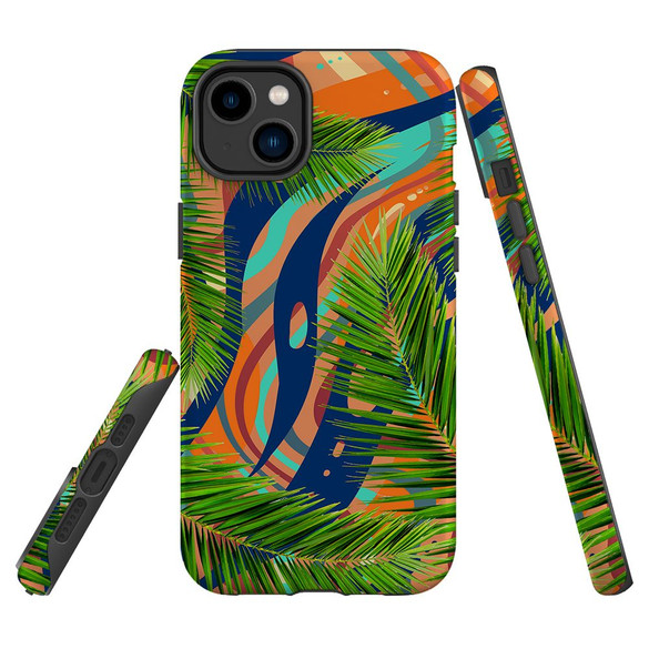 For iPhone 14 Case Tough Protective Cover, Leaves | iCoverLover Australia