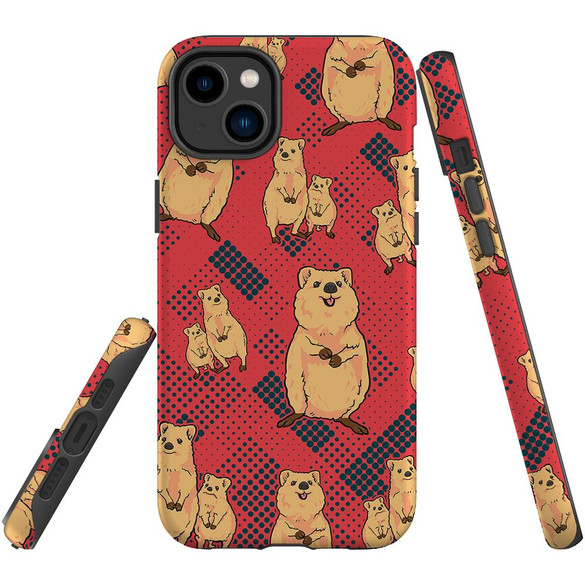 For iPhone 14 Plus Case Tough Protective Cover, Quokkas | iCoverLover Australia