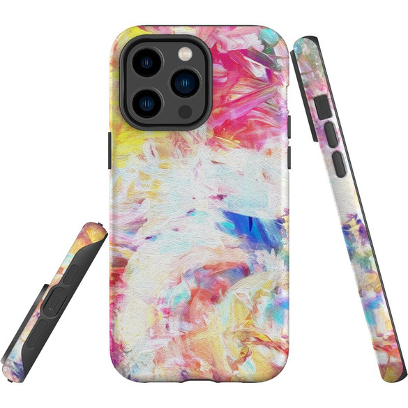 For iPhone 14 Pro Max Case Tough Protective Cover, Abstract Pattern | iCoverLover Australia