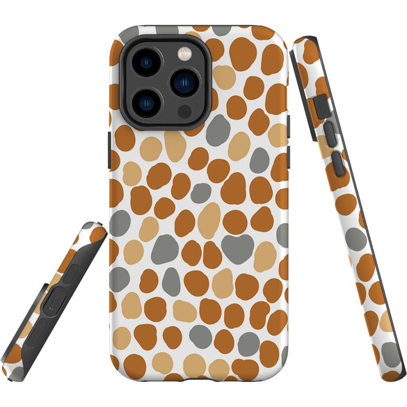 For iPhone 14 Pro Max Case Tough Protective Cover, Abstract Spots | iCoverLover Australia