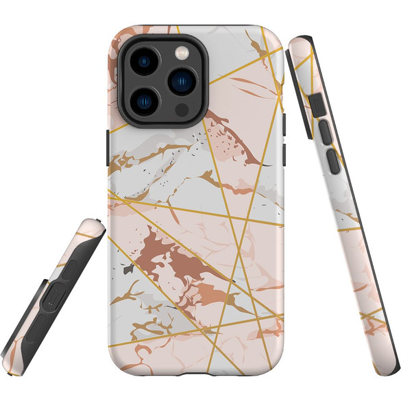 For iPhone 14 Pro Max Case Tough Protective Cover, Marble Pattern | iCoverLover Australia