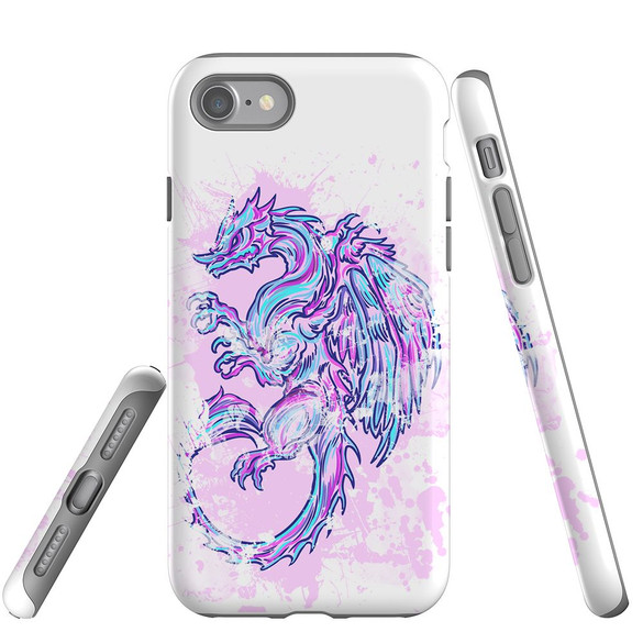For iPhone SE 5G (2022)/SE (2020)/8/7 Case Tough Protective Cover Dragon | iCoverLover Australia