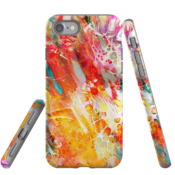 For iPhone SE 5G (2022)/SE (2020)/8/7 Case Protective Cover Flowing Colors | iCoverLover Australia