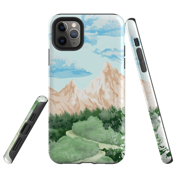 For iPhone 11 Pro Case Tough Protective Cover Mountainous Nature | iCoverLover Australia