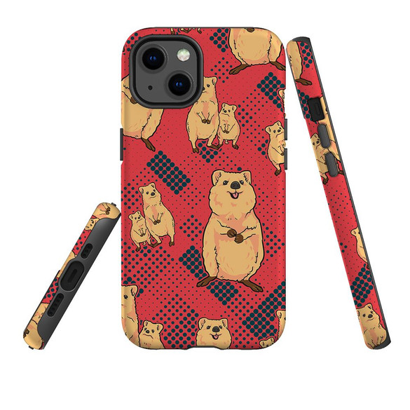 For iPhone 13 Case, Protective Back Cover, Quokkas | iCoverLover Australia