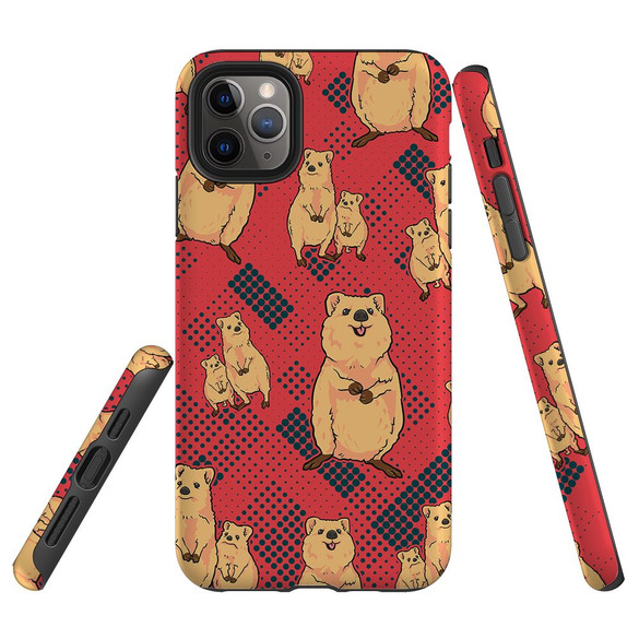 For iPhone 11 Pro Max Case Tough Protective Cover Quokkas | iCoverLover Australia
