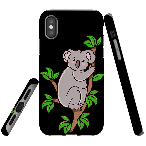 For iPhone XS Max Case Tough Protective Cover Koala Illustration | iCoverLover Australia