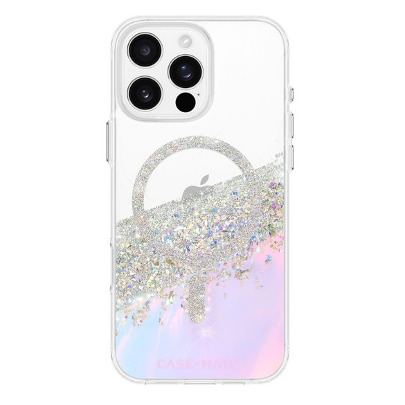 For iPhone 16 Pro Max Case-Mate Karat Compatible with MagSafe Cover, Holographic | iCoverLover Australia