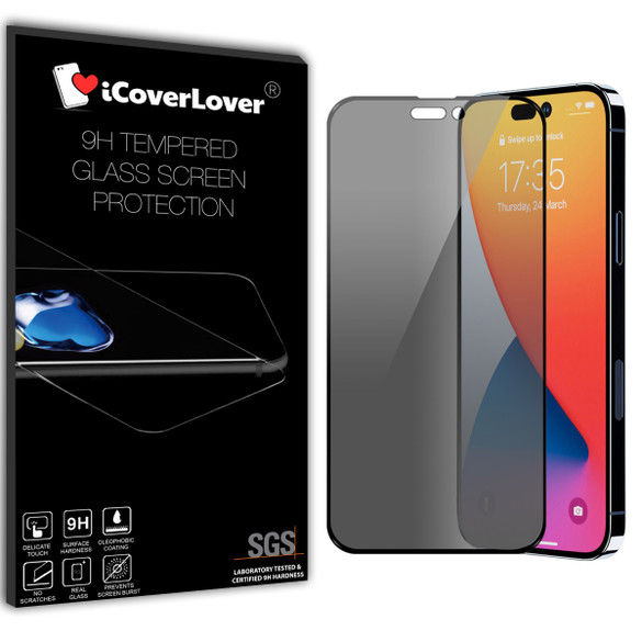 iCoverLover For iPhone 14 Pro Privacy Tempered Glass Screen Protector | iCoverLover Australia