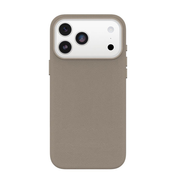 For iPhone 17 Pro Max OtterBox Symmetry Compatible with MagSafe Cactus Leather Case with Camera Control Beige | iCoverLover Australia