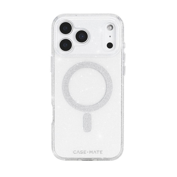 For iPhone 17 Pro Max Case-Mate Twinkle Compatible with MagSafe Cover Silver | iCoverLover Australia