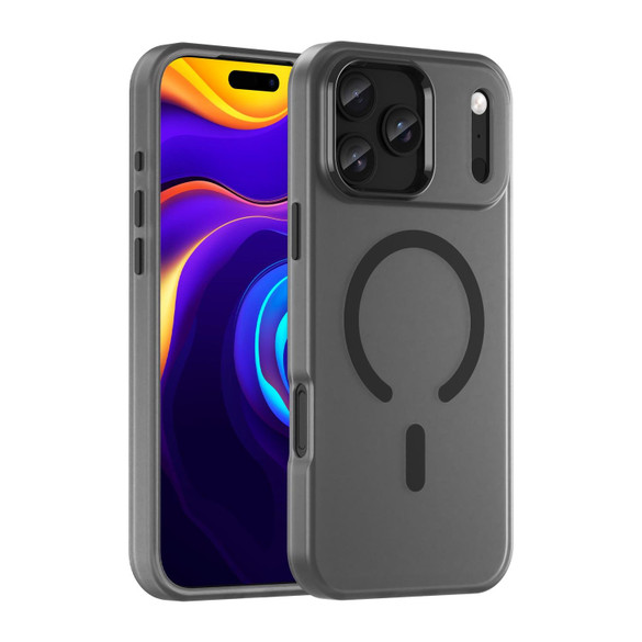 For iPhone 17 Pro Max MagSafe Compatible Case - Frosted Finish, Protective Cover, Black | iCoverLover Australia