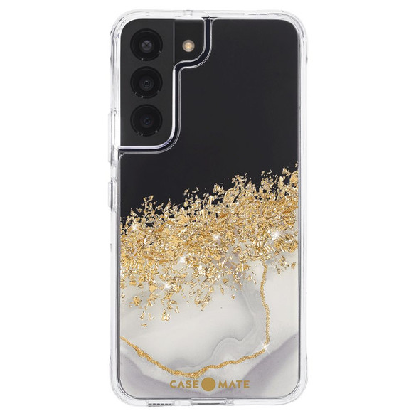 For Samsung Galaxy S22 Cover Case-Mate Karat Marble White | iCoverLover Australia