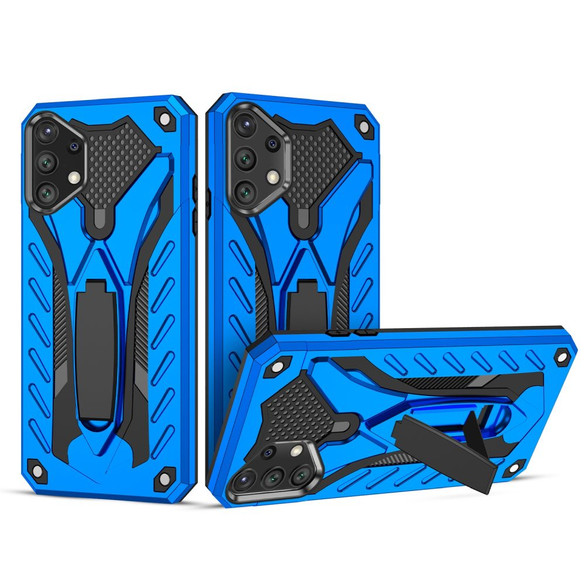 For Samsung Galaxy A32 5G Case Armour Shockproof Tough Cover with Kickstand Blue | iCoverLover Australia