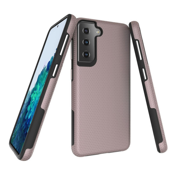 For Samsung Galaxy S21 Case Armour Protective Strong Cover Rose Gold | iCoverLover Australia
