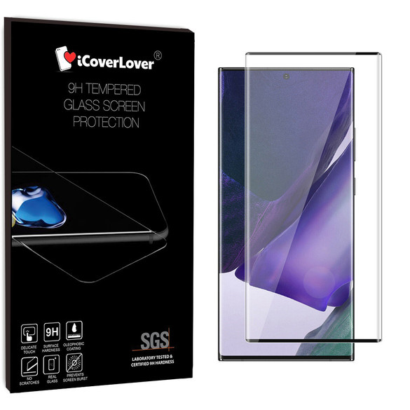 For Samsung Galaxy Note 20 Black Screen Protector Full 3D Edge to Edge Tempered Glass | iCoverLover Australia