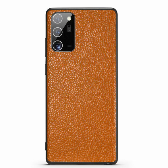 For Samsung Galaxy Note 20 Ultra Case Genuine Leather Durable Slim Fit Protective Cover Brown | iCoverLover Australia