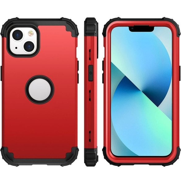 For iPhone 14 Plus Case, Protective Triple-layer Armour Cover, Red | iCoverLover Australia