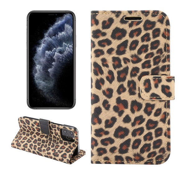 For iPhone 13 mini Case, Leopard Print Folio PU Leather Wallet Cover, Card Slot, Holder, Yellow | iCoverLover Australia