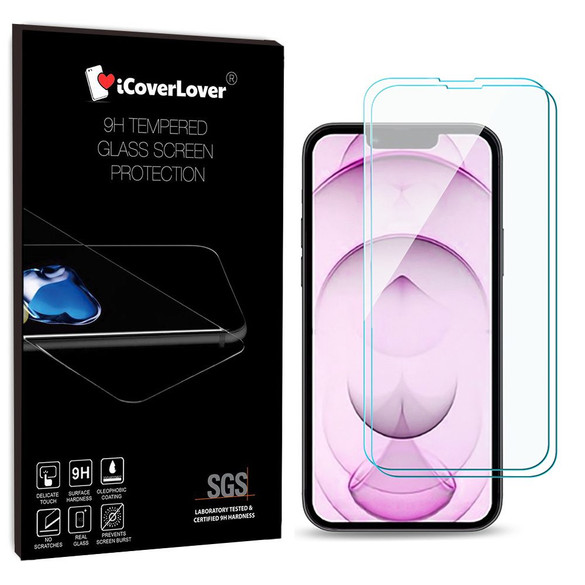 iCoverLover [2-Pack] For iPhone 13 Pro Max Tempered Glass Screen Protector | iCoverLover Australia