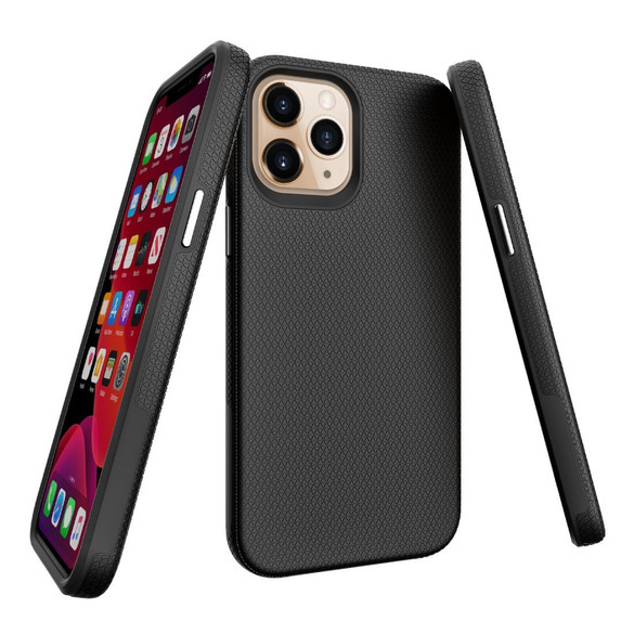 For iPhone 12 Pro Max (6.7in) Case Armour Shockproof Strong Light Slim Cover Black | iCoverLover Australia