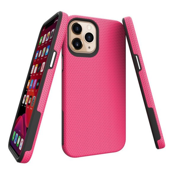 For iPhone 12 Pro Max (6.7in) Case Armour Shockproof Strong Light Slim Cover Pink | iCoverLover Australia