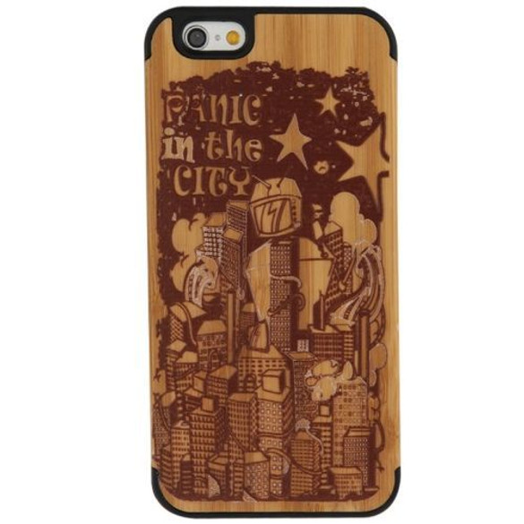 Panic in the City Wooden iPhone 6 & 6S Case | Wooden iPhone Cases | Wooden iPhone 6 & 6S Covers | iCoverLover