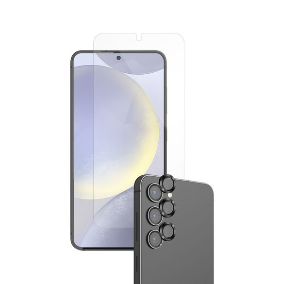 For Samsung Galaxy S25+ Plus EFM 2-in-1 Screen & Camera Lens Armour Bundle,Clear | iCoverLover Australia
