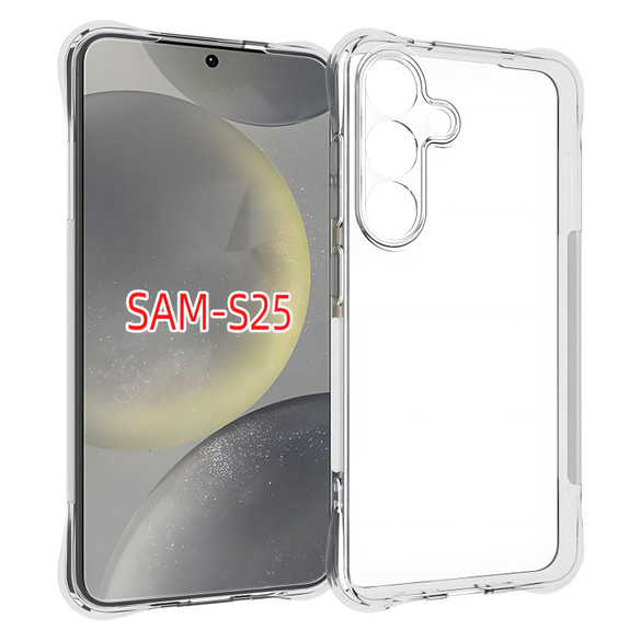 For Samsung Galaxy S25 5G Case - Shockproof, Non-Slip TPU, Durable Protective Cover, Clear | iCoverLover Australia