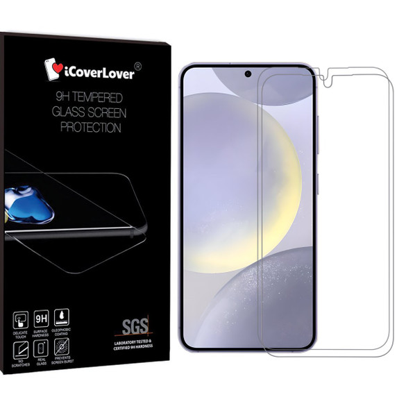 iCoverLover 2-Pack For Samsung Galaxy S24+ Plus Glass Screen Protectors Clear | iCoverLover Australia