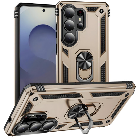 For Samsung Galaxy S26 Ultra Case - Heavy Duty Ring Stand Cover