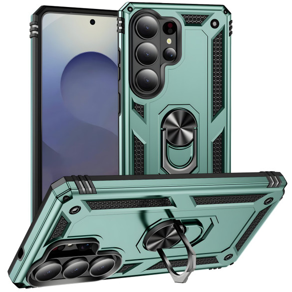 For Samsung Galaxy S26 Ultra Case - Heavy Duty Ring Stand Cover