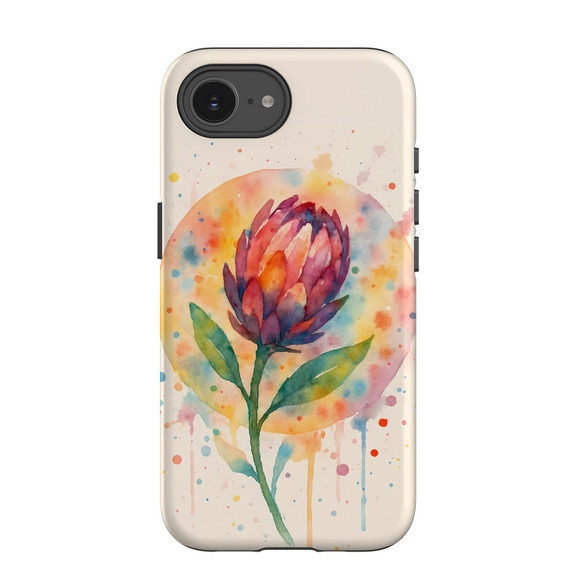 For iPhone 17e Case Tough Protective Cover, Watercolour Flower | Protective Covers | iCoverLover Australia