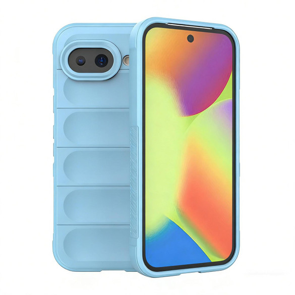 For Google Pixel 10a 5G Case | Magic Shield TPU & Flannel Cover, Light Blue | iCoverLover Australia