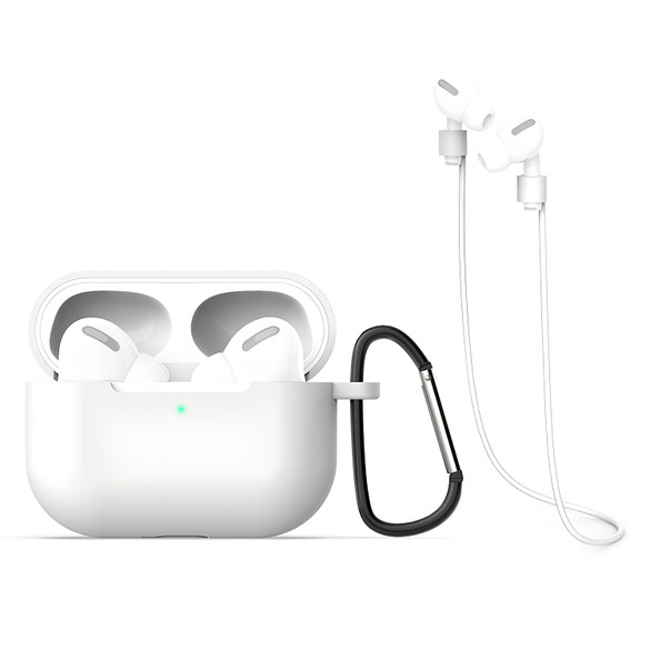 Protective Case for Apple AirPods Pro 2nd Gen - White | iCoverLover