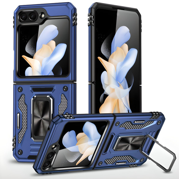 Armor Case for Samsung Galaxy Z Flip6 - Navy Blue | iCoverLover