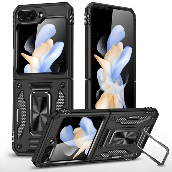 Armor Case for Samsung Galaxy Z Flip6 - Black | iCoverLover