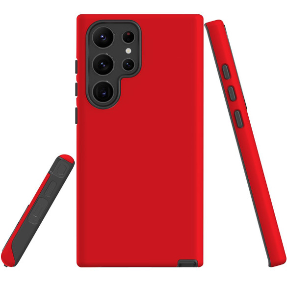 Samsung Galaxy S23 Ultra Slim Protective Case - Red | iCoverLover