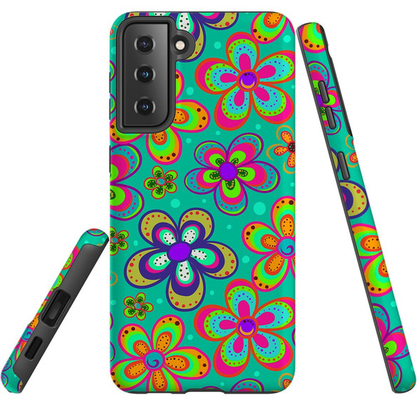Samsung Galaxy S21 Back Cover Case - Multicolour | iCoverLover
