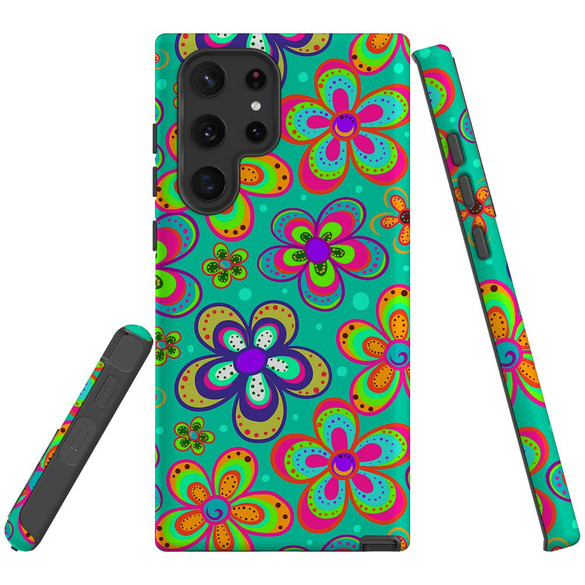 Samsung Galaxy S22 Ultra Back Cover Case - Multicolour | iCoverLover