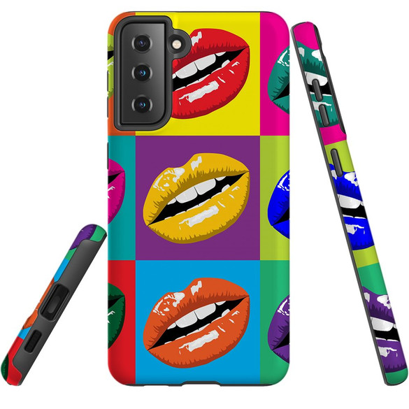 Samsung Galaxy S22 Slim Protective Case - Multicolour | iCoverLover