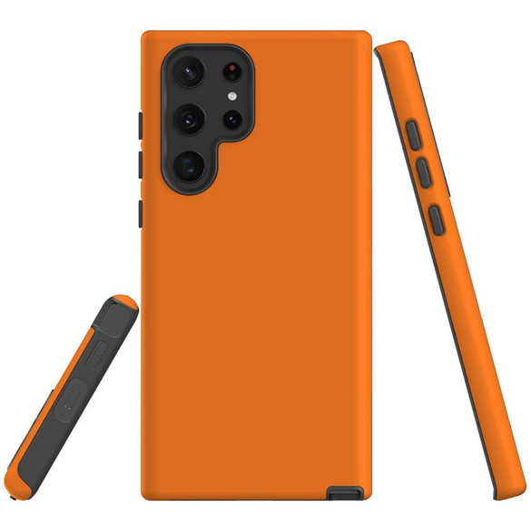 Samsung Galaxy S22 Ultra Protective Case - Orange | iCoverLover