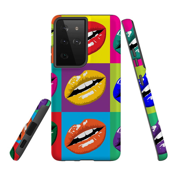Samsung Galaxy S21 Ultra Protective Case - Multicolour | iCoverLover
